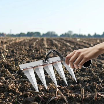 5 Teeth Carbon Steel Weeding Tool🌱 | Flat 50% Off 🔥