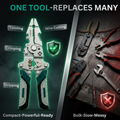 9-in-1 Foldable Multifunction Plier | High-Carbon Steel Wire Stripper, Cutter & Crimper Tool