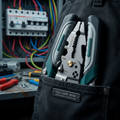 9-in-1 Foldable Multifunction Plier | High-Carbon Steel Wire Stripper, Cutter & Crimper Tool